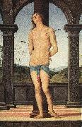 PERUGINO, Pietro St Sebastian sg oil painting on canvas